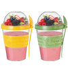 Crystalia Yogurt Cups with Lids, Set of 2